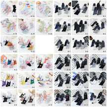 Socks Women's Foreign Trade Inventory Boat Socks Wholesale Stall Supply Miscellaneous Blind Box Medium Tube Men's Socks Summer Thin Short Socks Tide