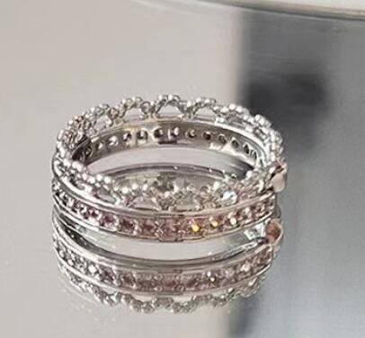 Hot-selling Micro-inlaid Zircon Wrapped Snake Ring Women's Niche Design Sense Fashion Personality Index Finger Ring