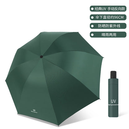 UV Automatic Vinyl Sunscreen Anti-ultraviolet Women's Parasols Advertising Umbrellas Sun Umbrellas Sun Umbrellas Wholesale Can Be Customized Logo