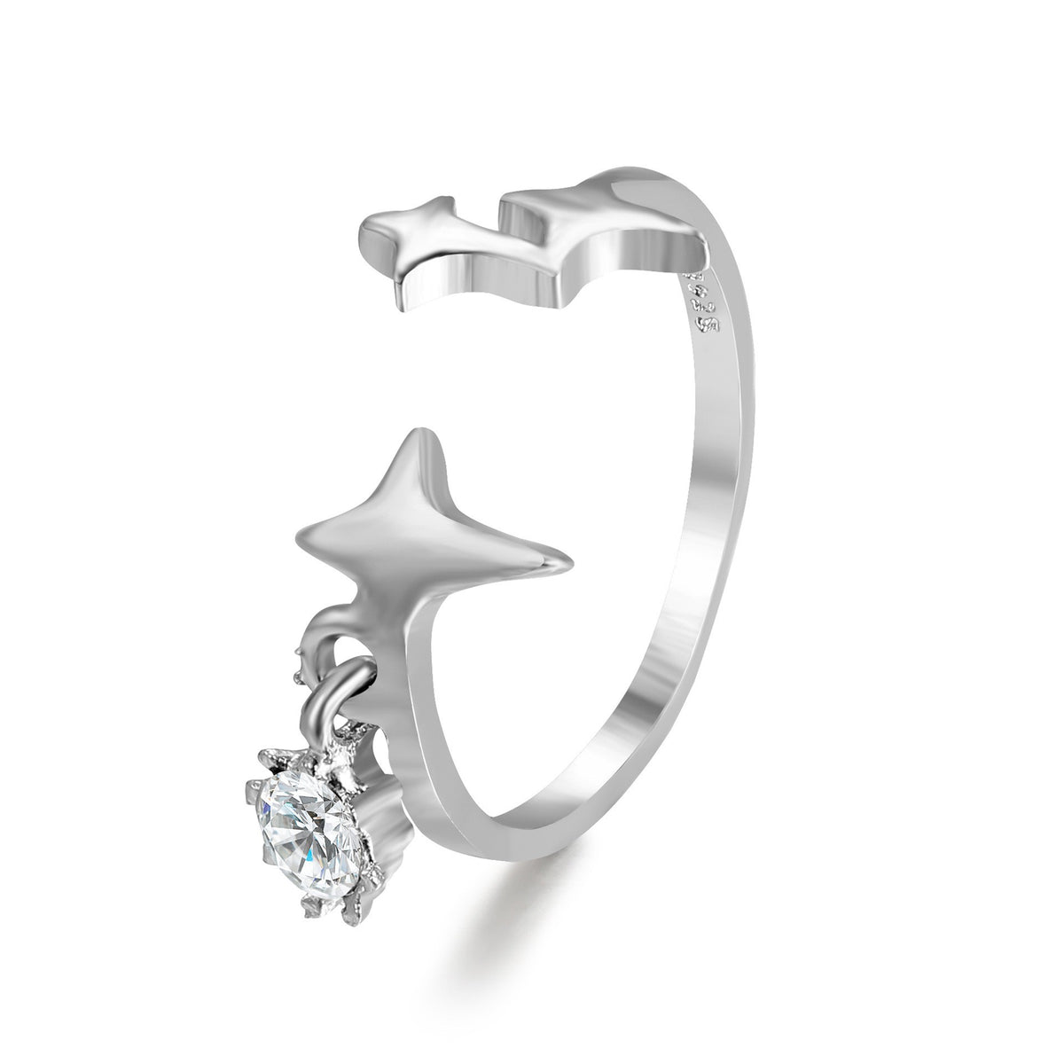 Hot-selling Micro-inlaid Zircon Wrapped Snake Ring Women's Niche Design Sense Fashion Personality Index Finger Ring