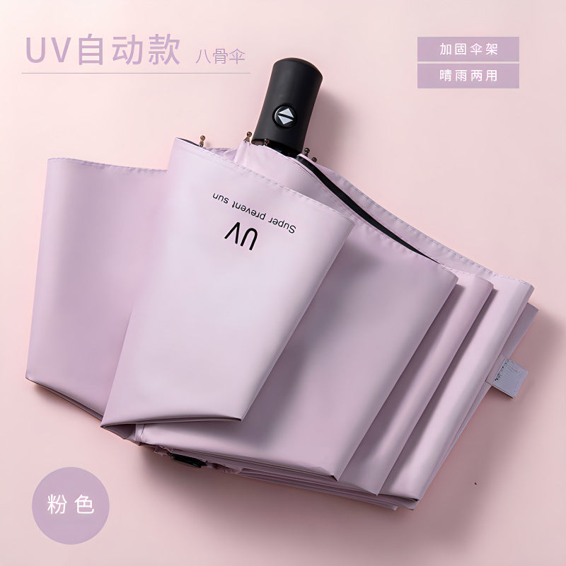Umbrella Parasol Automatic Umbrella Sunscreen Umbrella Uv Rain Umbrella Wholesale Folding Umbrella Wholesale Can Be Customized Logo