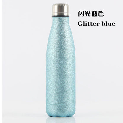 Source Factory Cross-border Exclusive Supply of Amazon 304 Stainless Steel Sports Kettle Gift Cup Coke Bottle Thermos Cup