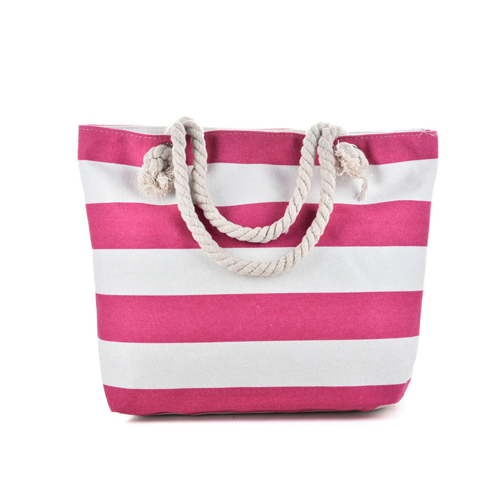 New Cross-border Beach Bag Striped, Foreign Trade Leisure Bag Amazon Armpit Bag Women's Shoulder Bag Women's Canvas Bag