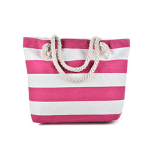 New Cross-border Beach Bag Striped, Foreign Trade Leisure Bag Amazon Armpit Bag Women's Shoulder Bag Women's Canvas Bag