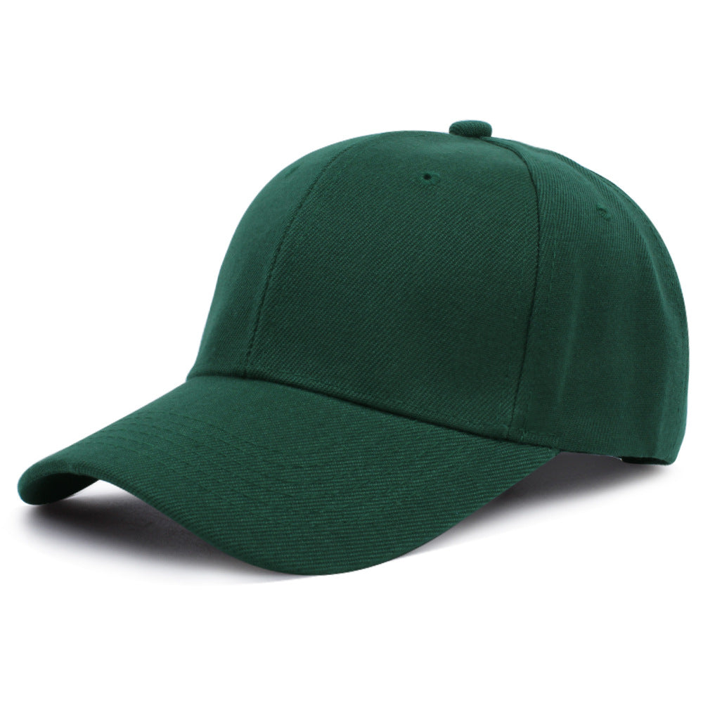 Customized Logo Hat Advertising Promotion Volunteer Cap Female Hair Blue Solid Color Light Board Baseball Cap Men's Wholesale