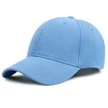 Customized Logo Hat Advertising Promotion Volunteer Cap Female Hair Blue Solid Color Light Board Baseball Cap Men's Wholesale