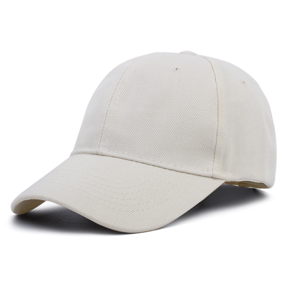 Customized Logo Hat Advertising Promotion Volunteer Cap Female Hair Blue Solid Color Light Board Baseball Cap Men's Wholesale