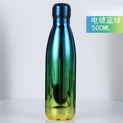 Source Factory Cross-border Exclusive Supply of Amazon 304 Stainless Steel Sports Kettle Gift Cup Coke Bottle Thermos Cup