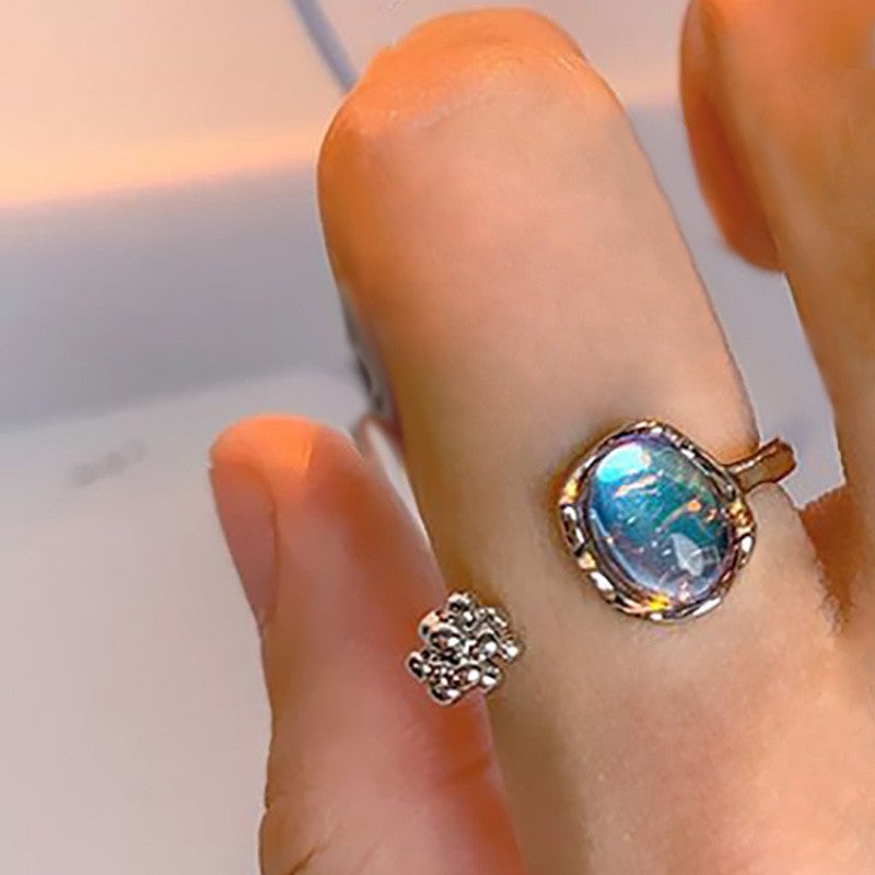 Hot-selling Micro-inlaid Zircon Wrapped Snake Ring Women's Niche Design Sense Fashion Personality Index Finger Ring