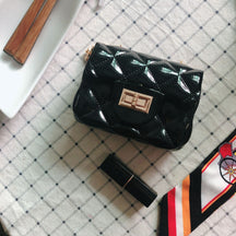 Summer Mini Jelly Bag Crossbody Shoulder Bag Korean Version Diamond Chain Bag Pvc Change Woman