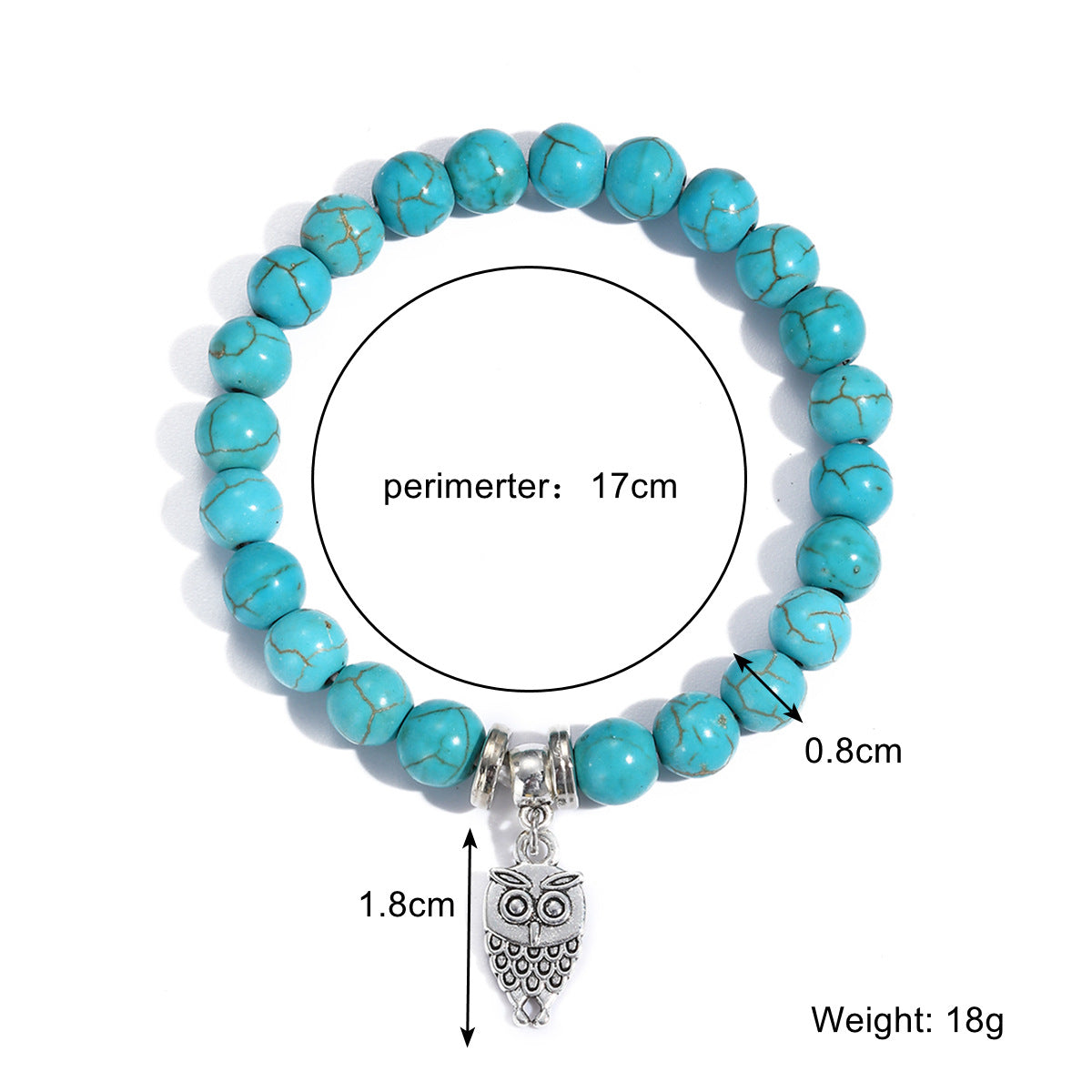 Special Foreign Trade Europe and The United States Popular Beaded Bracelet Women's Set Bohemian Ethnic Style Turquoise Bracelet
