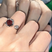 Hot-selling Micro-inlaid Zircon Wrapped Snake Ring Women's Niche Design Sense Fashion Personality Index Finger Ring