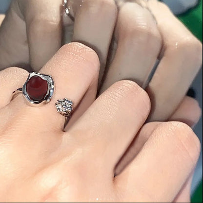 Hot-selling Micro-inlaid Zircon Wrapped Snake Ring Women's Niche Design Sense Fashion Personality Index Finger Ring
