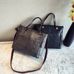 European and American Foreign Trade New Women's Bags Large Bags Simple and Fashionable Women's Handbags Retro Shoulder Messenger Bags