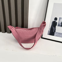 Shoulder Bag Japanese Bag Autumn Women's 2025 New Messenger Bag Versatile Underarm Bag Moon Tooth Bag Fashion Dumpling Bag