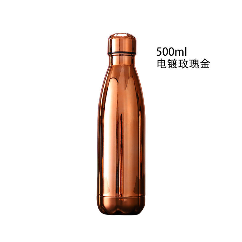 Source Factory Cross-border Exclusive Supply of Amazon 304 Stainless Steel Sports Kettle Gift Cup Coke Bottle Thermos Cup