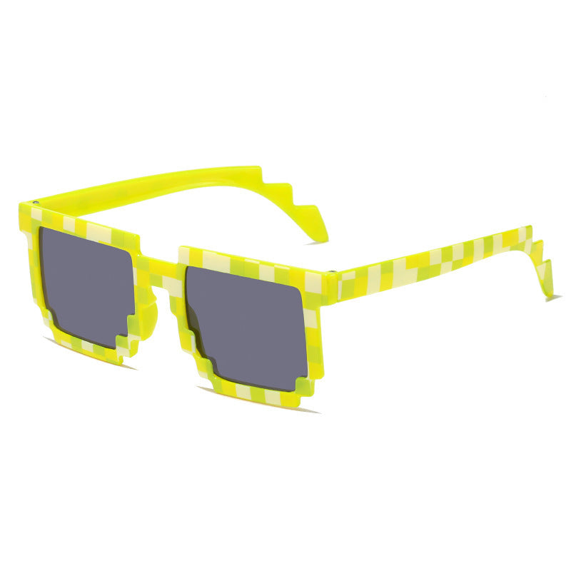 New Mosaic Glasses, Two-dimensional Sunglasses, My World Personalized Pixel Sunglasses Wholesale