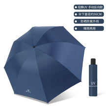 UV vinyl sun umbrella sunscreen sunshade umbrella UV protection women's three folding advertising umbrella wholesale custom logo