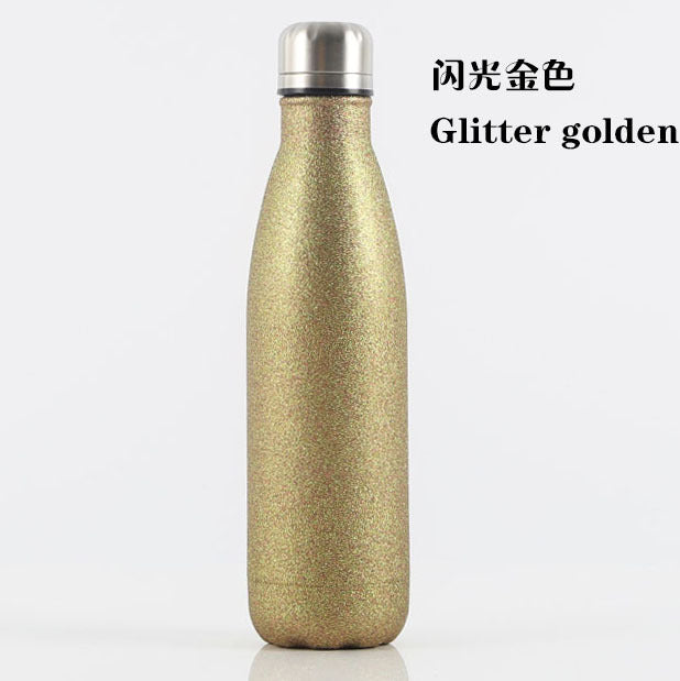 Source Factory Cross-border Exclusive Supply of Amazon 304 Stainless Steel Sports Kettle Gift Cup Coke Bottle Thermos Cup