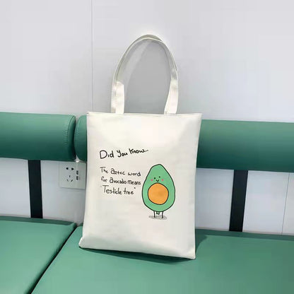 Canvas Bag Female Student Korean Version Large Capacity Simple Shoulder Bag Handbag To Picture Wholesale