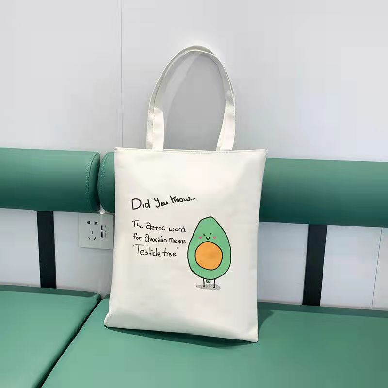 Canvas Bag Female Student Korean Version Large Capacity Simple Shoulder Bag Handbag To Picture Wholesale