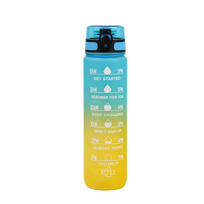 Gradual Change Large Capacity Direct Drinking Cup Summer Sports Kettle 32oz Bullet Cover Water Cup Amazon Cross-border Portable Space Cup