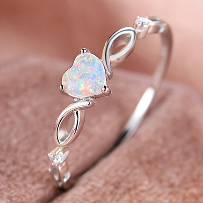 Ring Popular Hot Selling European and American Rings Female Opal Ring Wholesale
