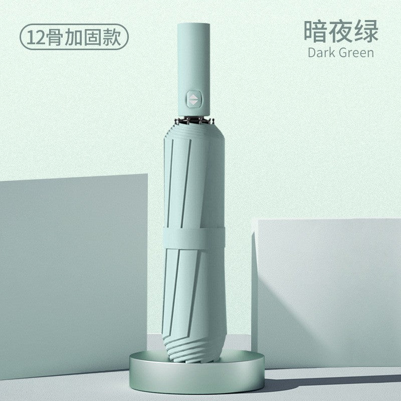 [Special Offer] Manual Vinyl Sunscreen Eye Umbrella UV Protection Women's Three-fold Gift Umbrella Clearance Wholesale