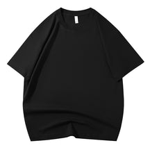 210G Pure Cotton T-shirt Round Neck Solid Color Men's and Women's Same Bottoming Shirt Half-sleeved Spot Short-sleeved T-shirt Casual Summer