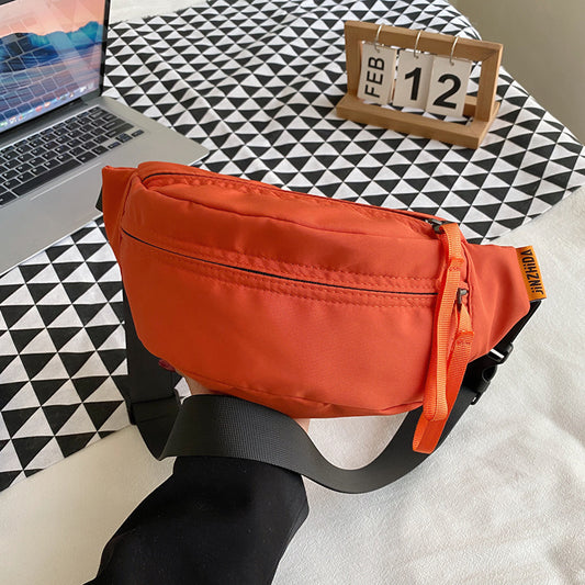 Foreign Trade Hot-selling Fanny Pack Cross-border Trend Breast Bag Large-capacity Couple Satchel Korean Version Leisure Outdoor Student Shoulder Bag