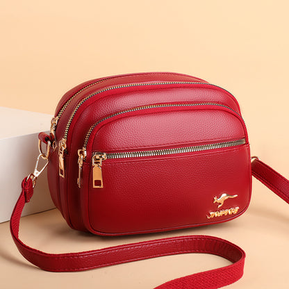 Foreign Trade Women's Bags New Multi-layer Versatile Single Shoulder Messenger Bags Women's Multi-pocket Mother Wallet Wholesale