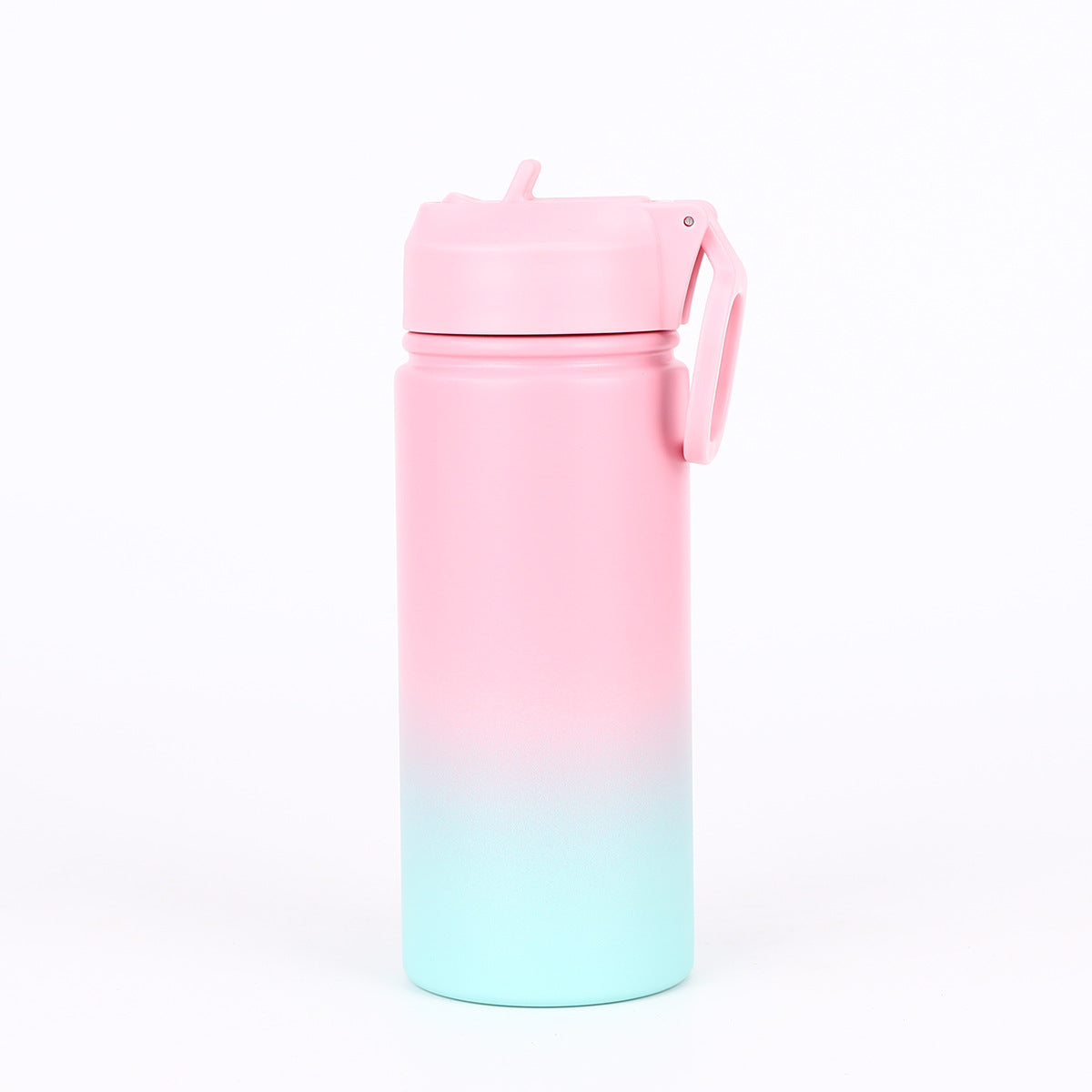 Stainless Steel Thermos Cup High Value Outdoor Sports Water Cup Gradual Change Color Car Space Pot Can Be Customized Logo