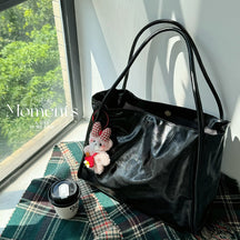 Foreign Trade Cross-border Bag Women's New Hand-held Shoulder Large-capacity Versatile Leisure Underarm Bag Commuter Campus Tote Bag