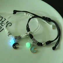 European and American Cross-border Popular Luminous Bracelet Female Student Two Girlfriends Friendship Korean Version Fashion Luminous Bracelet Couple