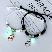 European and American Cross-border Popular Luminous Bracelet Female Student Two Girlfriends Friendship Korean Version Fashion Luminous Bracelet Couple
