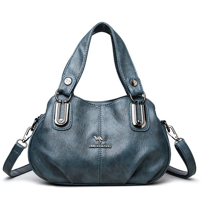 Hot-selling Handbag Large-capacity European and American Style Middle-aged Mother Bag Multi-compartment Shoulder Messenger Bag Cross-border Wholesale