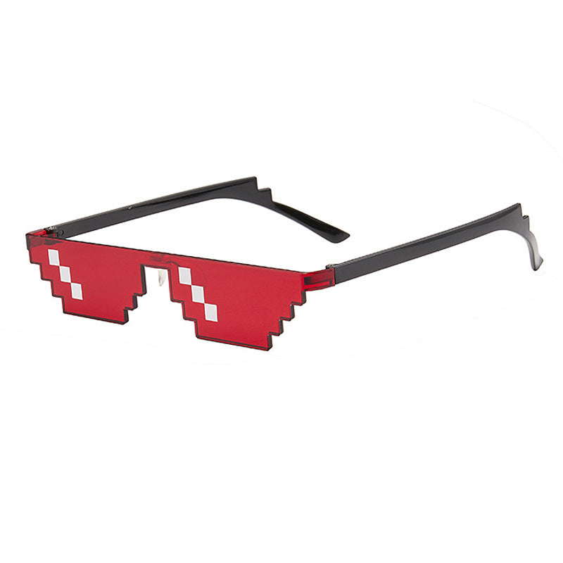 New Mosaic Glasses, Two-dimensional Sunglasses, My World Personalized Pixel Sunglasses Wholesale