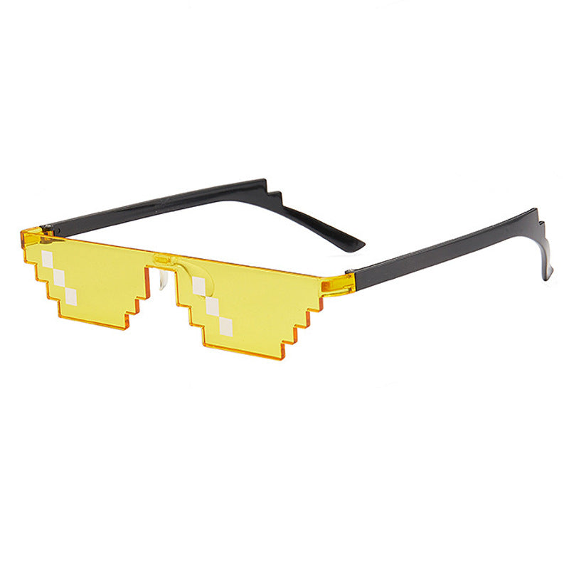 New Mosaic Glasses, Two-dimensional Sunglasses, My World Personalized Pixel Sunglasses Wholesale