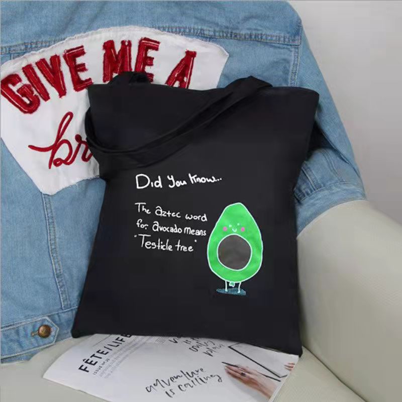 Canvas Bag Female Student Korean Version Large Capacity Simple Shoulder Bag Handbag To Picture Wholesale