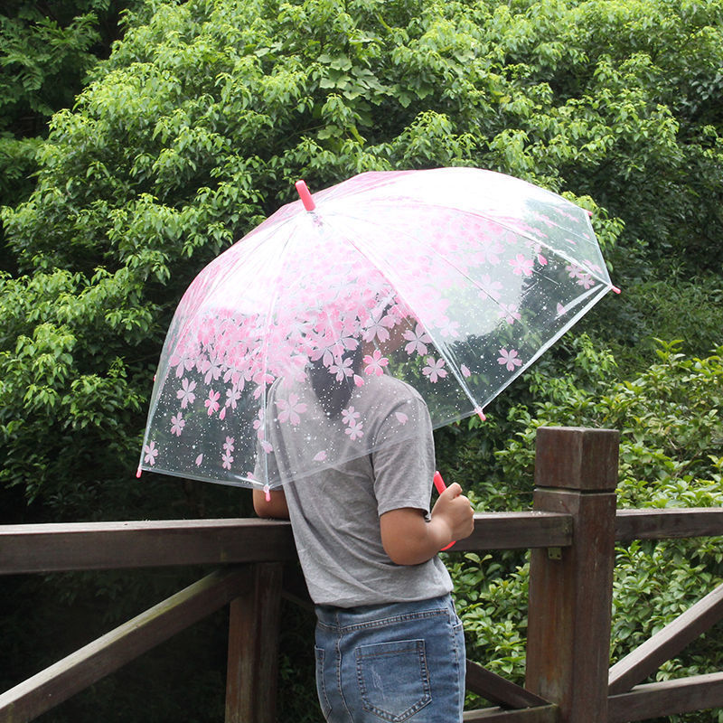 Transparent Umbrellas Wholesale Long-handled Umbrellas Internet Celebrities Automatic Umbrellas Advertising Umbrellas Can Be Ordered in Batches At Low Prices