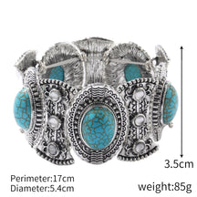 Special Foreign Trade Europe and The United States Popular Beaded Bracelet Women's Set Bohemian Ethnic Style Turquoise Bracelet