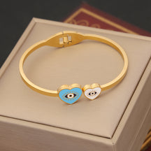European and American Cross-border Jewelry, Devil's Eye Bracelet, Personalized Stainless Steel Bracelet, Niche Wholesale Jewelry B439