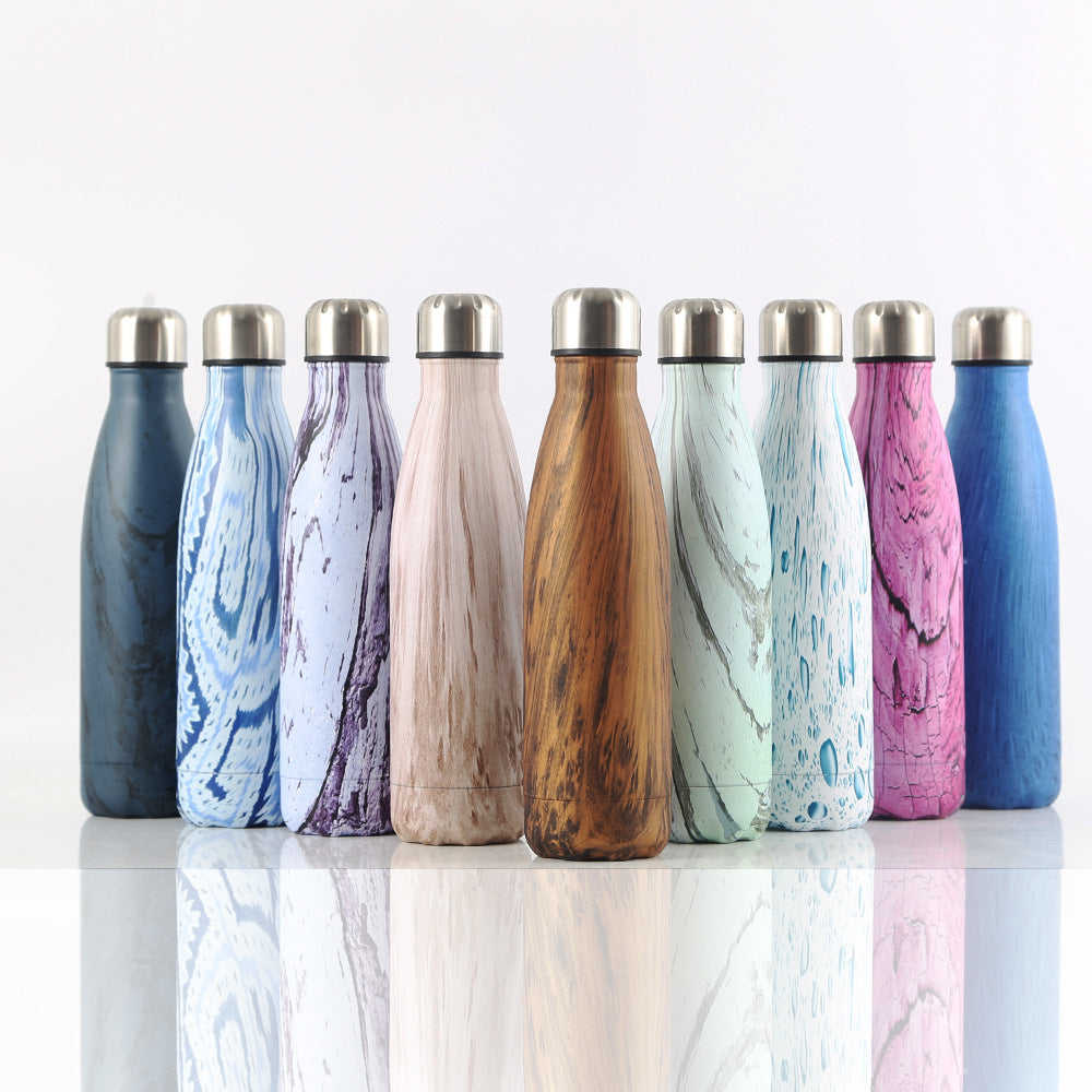 Source Factory Cross-border Exclusive Supply of Amazon 304 Stainless Steel Sports Kettle Gift Cup Coke Bottle Thermos Cup