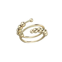 Amazon Explosion, Decompression and Anti-anxiety, Titanium Steel Bead Rotating Ring, Open Bead Ring