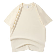 210G Pure Cotton T-shirt Round Neck Solid Color Men's and Women's Same Bottoming Shirt Half-sleeved Spot Short-sleeved T-shirt Casual Summer