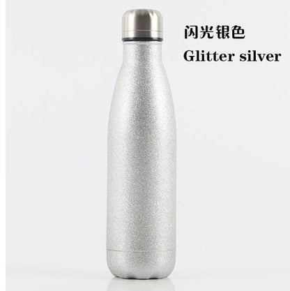 Source Factory Cross-border Exclusive Supply of Amazon 304 Stainless Steel Sports Kettle Gift Cup Coke Bottle Thermos Cup