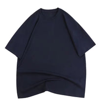 210G Pure Cotton T-shirt Round Neck Solid Color Men's and Women's Same Bottoming Shirt Half-sleeved Spot Short-sleeved T-shirt Casual Summer