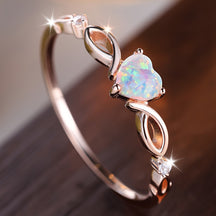 Ring Popular Hot Selling European and American Rings Female Opal Ring Wholesale