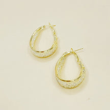 XP17 Exquisite Super Flash Mesh Yarn Zircon Earrings Women's Ins Trendy Light Luxury Niche High-end Design Pendant Stud Earrings