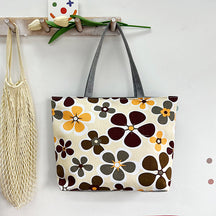 Manufacturer's New Printed Canvas Bag Wholesale Leisure Commuter Women's Fashion Portable Underarm Bag Cross-border Foreign Trade Women's Bag